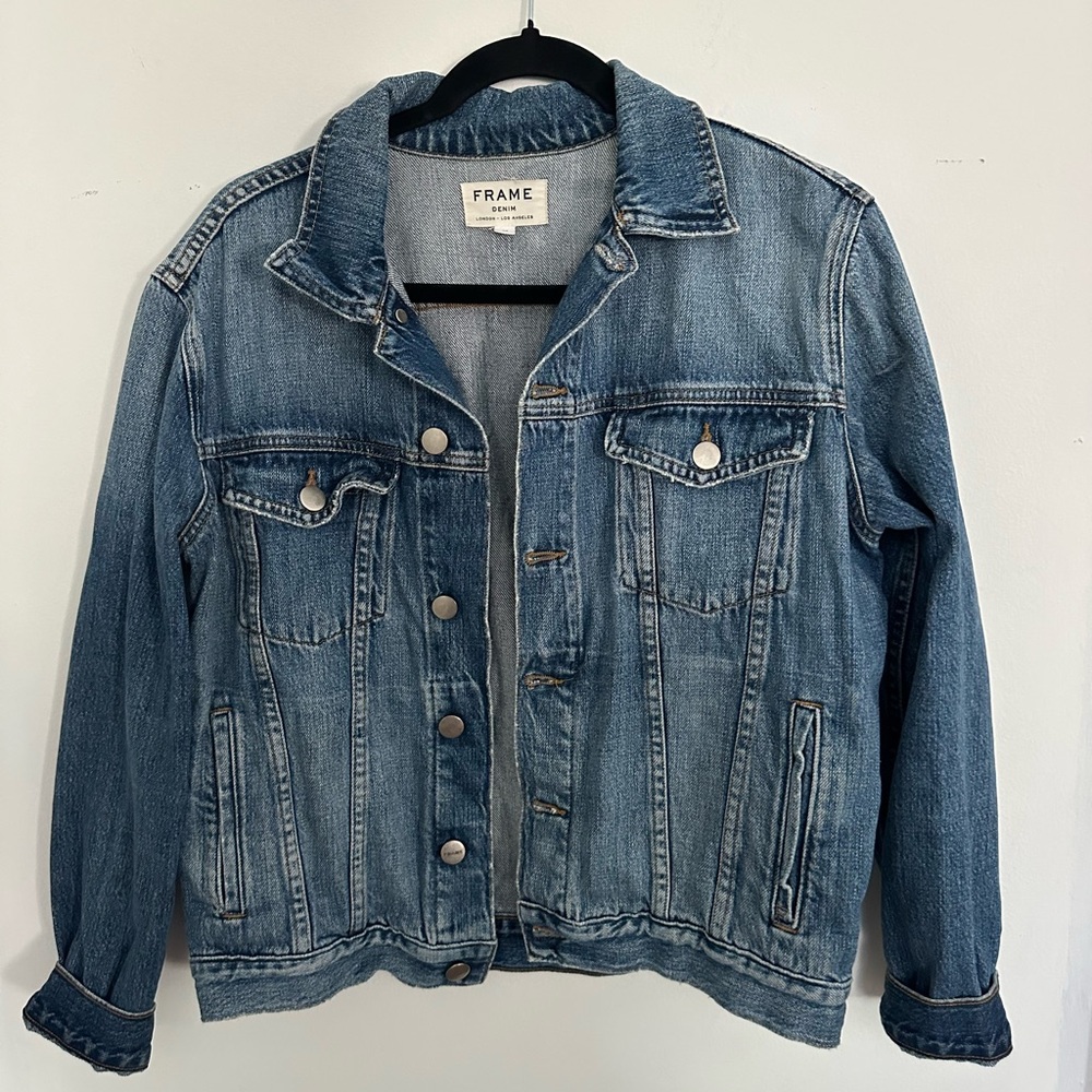 Frame denim jacket size M